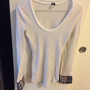 We The Free Lou Flannel Cuff Thermal, Small